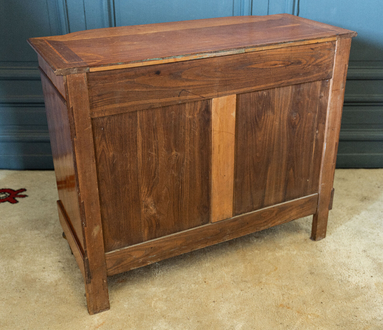 Chest of drawers 1900 Louis XVI style Marquetry 5 drawers