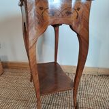 Pair of marquetry tables