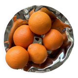 Stainless steel fruit basket / salad bowl - Alessi (Sarrià basket)