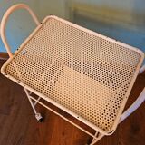 Perforated white metal server