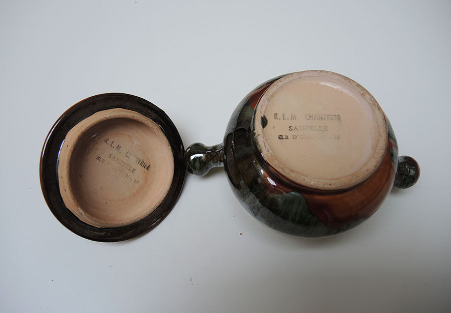 Old ceramic pot RLM Chantrier – Sauzelle