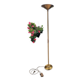 Halogen gilded bronze floor lamp Louis XVI Lucien Gau