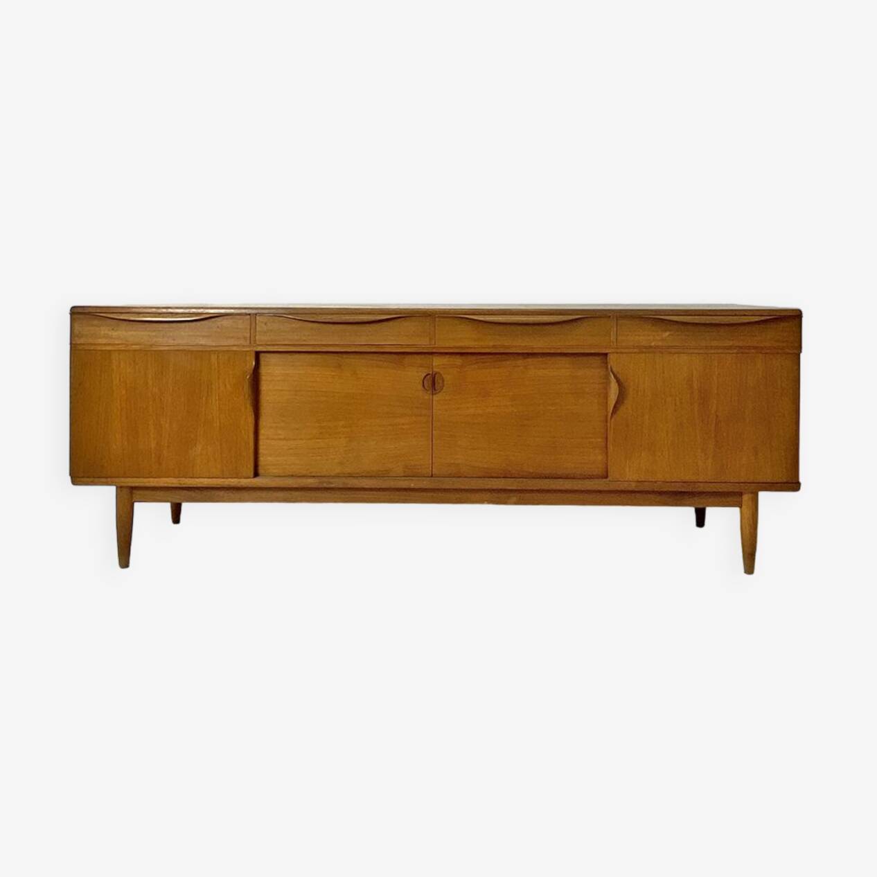 Scandinavian sideboard designed by Johannes Andersen for Bramin, vintage 60s.