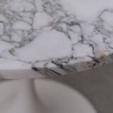 Marble tulip side table