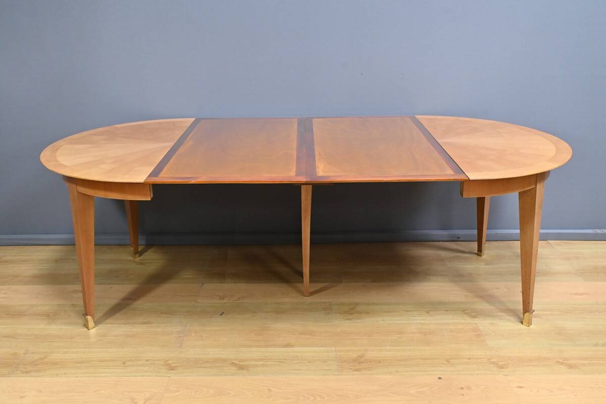 Table for 4 to 10 people in cherry wood – 1950