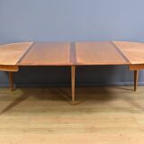 Table for 4 to 10 people in cherry wood – 1950