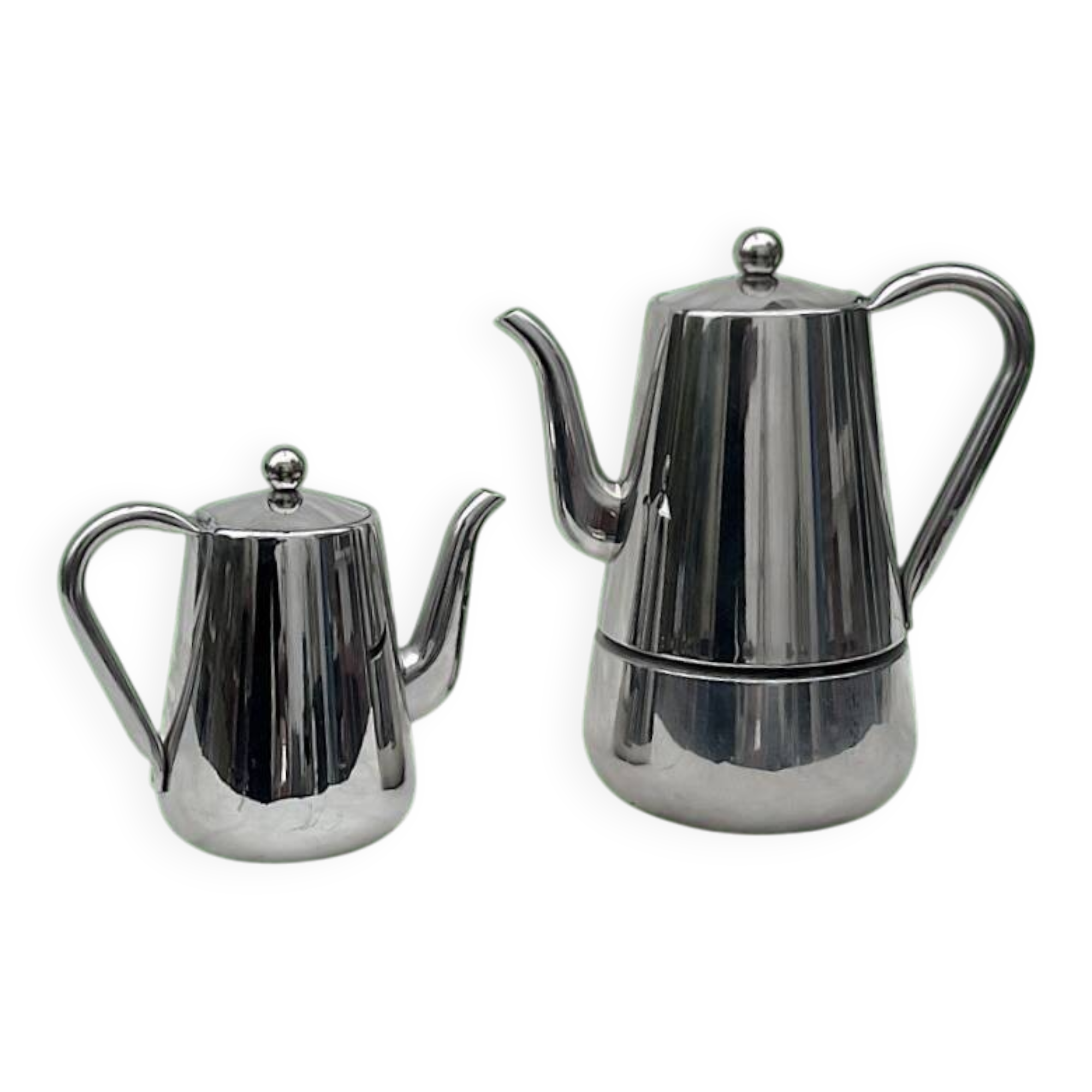 Italian coffee maker & stainless steel jug Stella - Arianna Collection