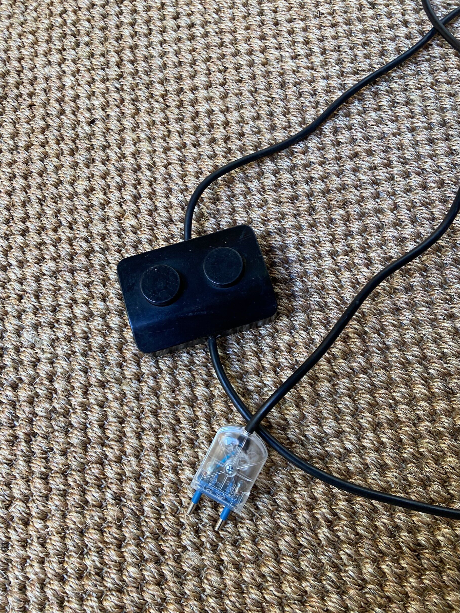 Floor lamp In stainless steel and Murano glass