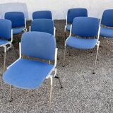 Série de 40 chaises de G. Piretti pour Castelli Anonima Castelli, Italie, années 1970