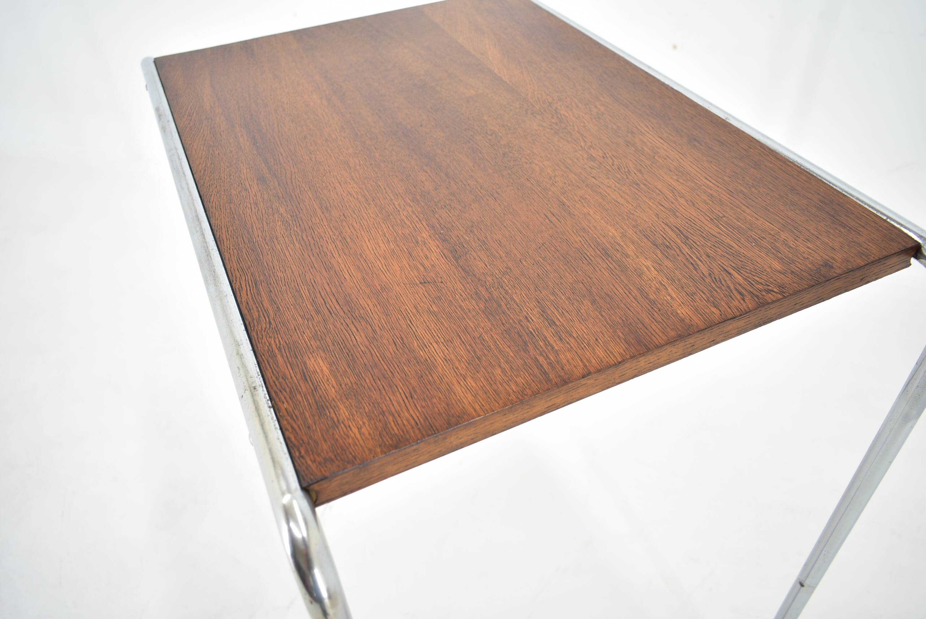 Table Bauhaus Chromée par Marcel Breuer pour Mucke Melder, 1930s