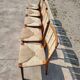 Set 6 vintage Dutch Design chair Mart Stam a2-1 wood rush rustic 1947