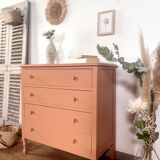 Commode vintage terracotta