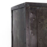 Vintage Industrial Metal Factory Cabinet, 1950s