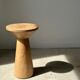 Side table, end of sofa in natural mango monoxyl conical tray H:50cm