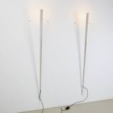 Gilles Derain Pair of Torchere Wall Lights for Lumen Center Italy 1984