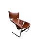 F444 lounge chair in cognac leather by Pierre Paulin for Artifort