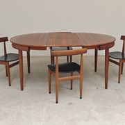 Table de repas et 4 chaises par Hans Olsen pour Frem Rojle  Danemark