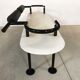 Postmodern Italian leather bench by Cy Mann for Polflex, 1980s