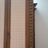 Vaisselier ancien 2 corps – Électrifié – Fronton Louis-Philippe – 250 cm