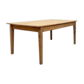 Ancienne table de ferme en orme 1930