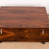 Table basse roulante, Danois en Palissandre 1960.
