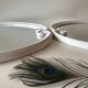 Pair of oval mirrors 39x49cm