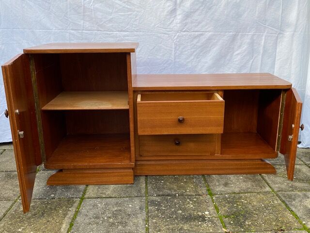 Vintage MCM teak 2 tier sideboard