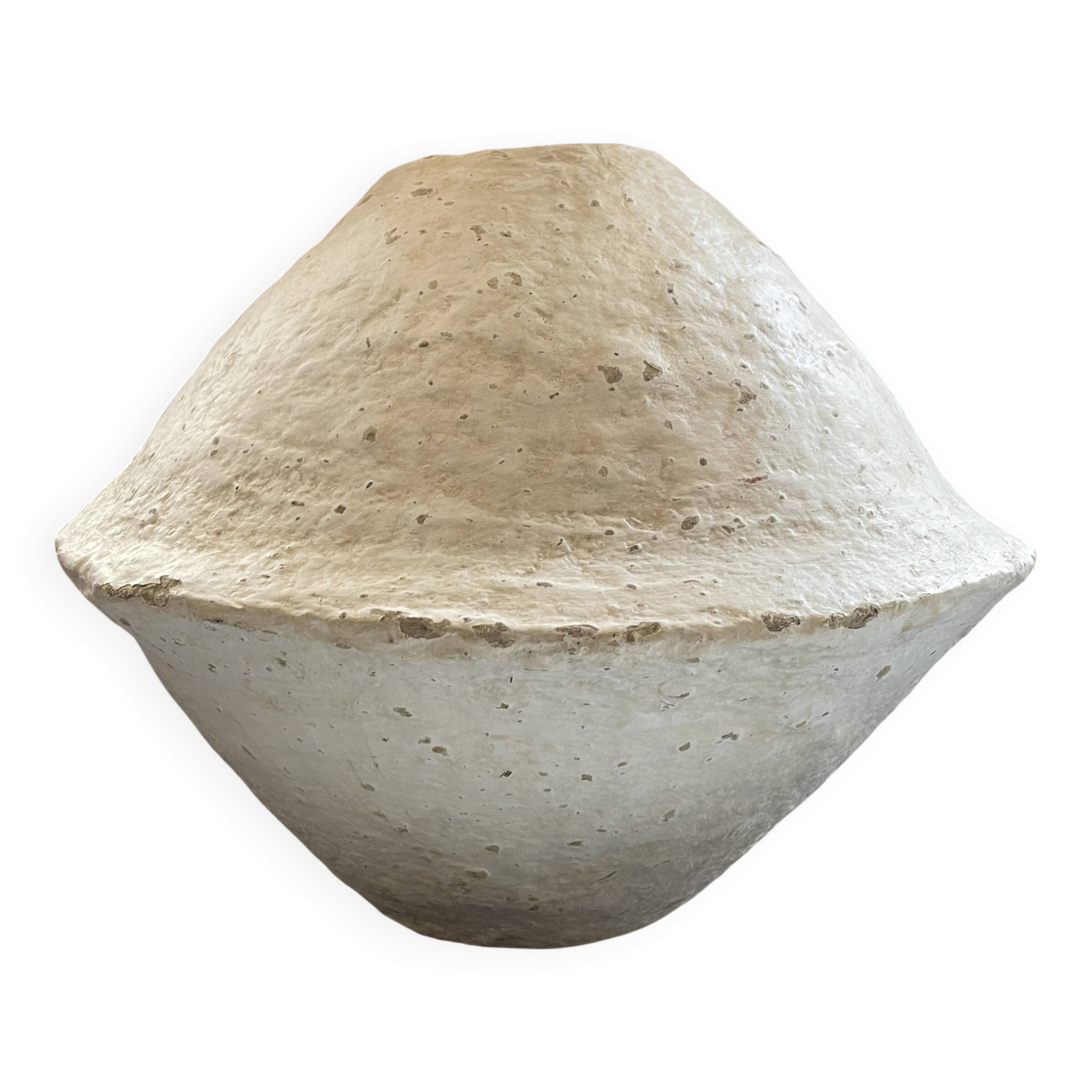Antique papier-mâché vase