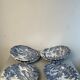 6 Hollow plates English Vintage style