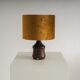 Swedish ceramic table lamp by Henry Brandi for Vejbystrand