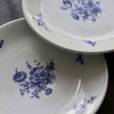 6 assiettes à dessert vintage – Porcelaine de Baudour