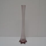 Art Czech glass vase, by Glasswork Novy Bor, 1950s