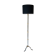 Lampadaire tripode vintage laiton doré