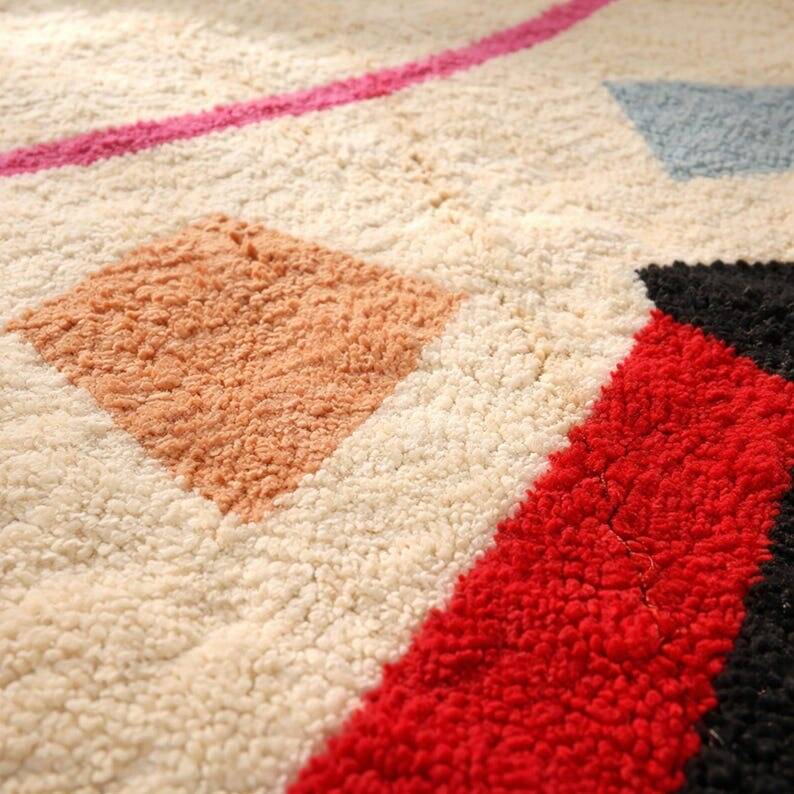 Moroccan wool rug