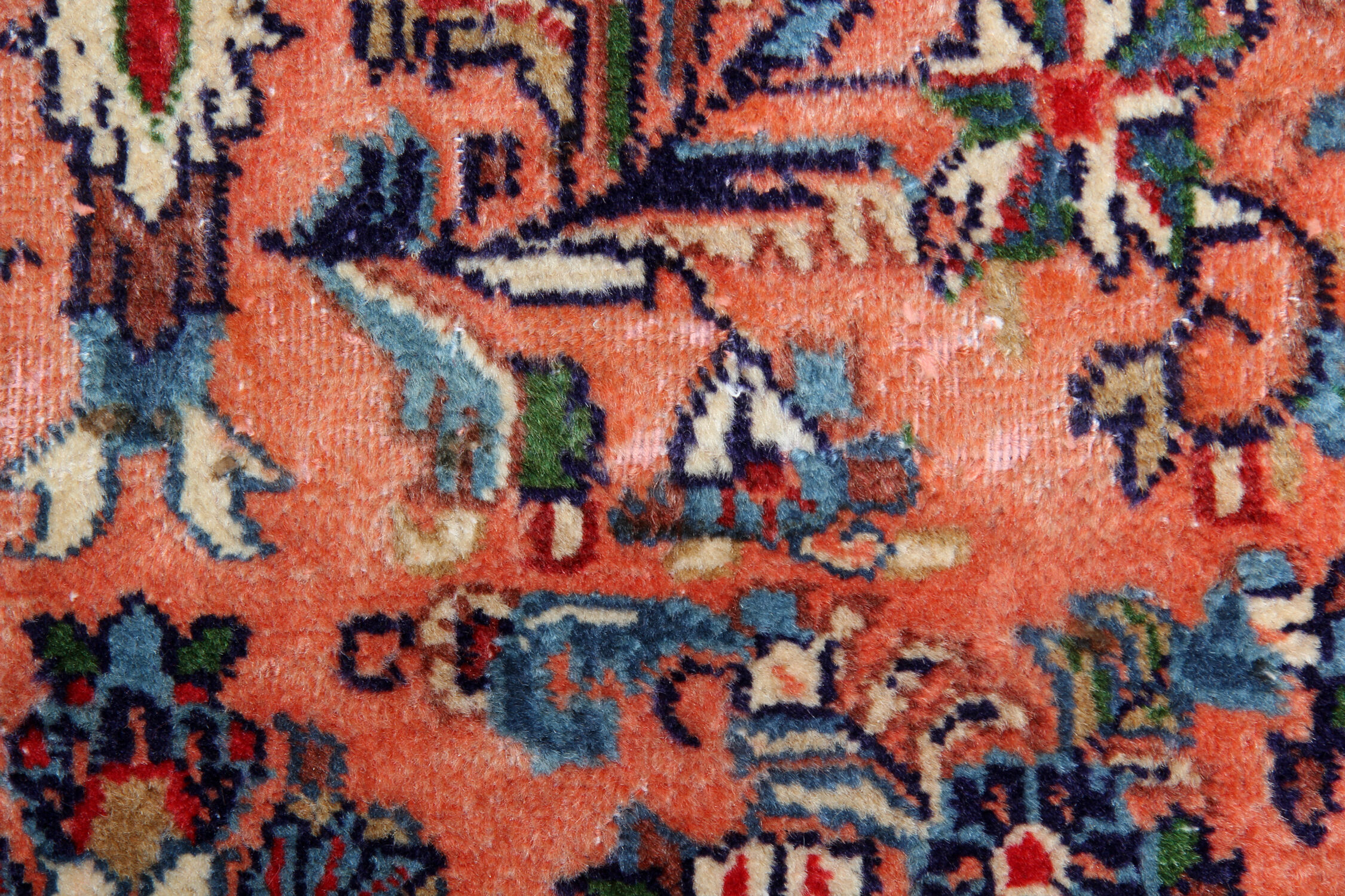 Traditional pink wool persian runner rug handwoven oriental wool carpet runner 85x295cm