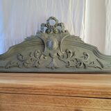 Patinated pediment