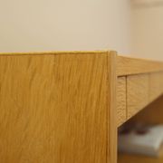 Henning Kjærnulf Oak Bookcase with Glass Doors, Danish 1960s