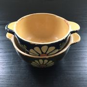 Paire de 2 bols à oreilles anciens