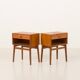 Pair of mid-century teak nightstands, Denmark 1960s