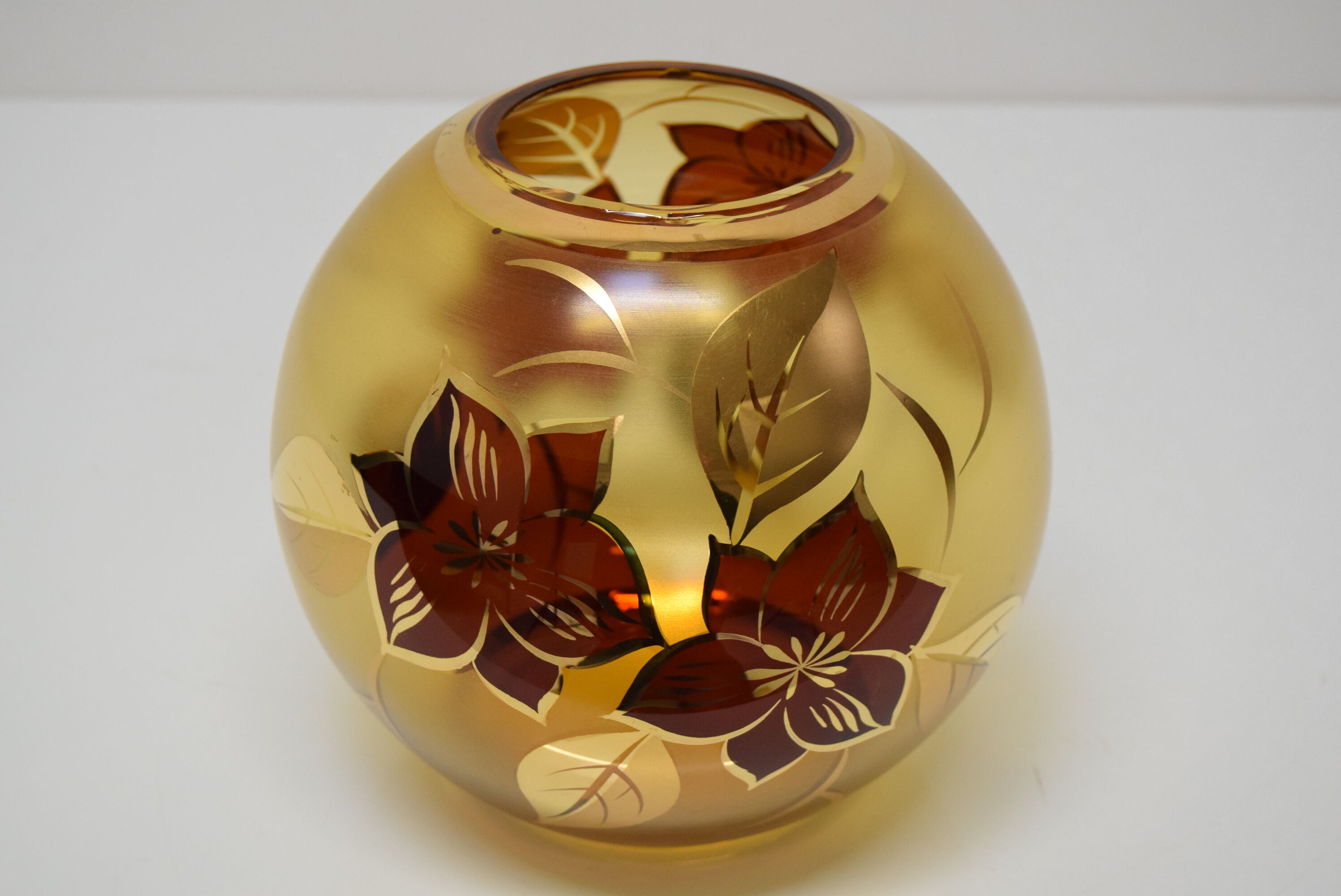 Mid-century glass vase,1970's