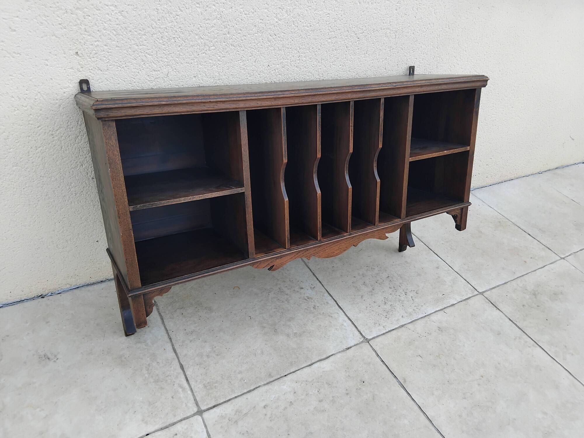 Old record player storage secretary