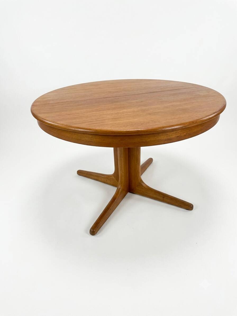 Table extensible Baumann en teck des années 60, (2 rallonges)