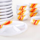 Serving set, Italian design, 1970s, made in Italy