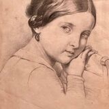 Portrait dessin ancien