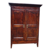 Armoire Louis Philippe en noyer massif