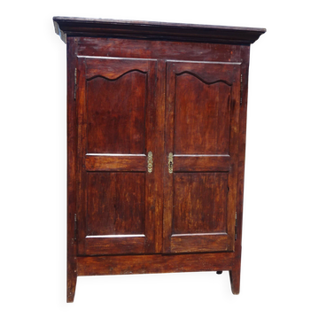 Louis Philippe wardrobe in solid walnut