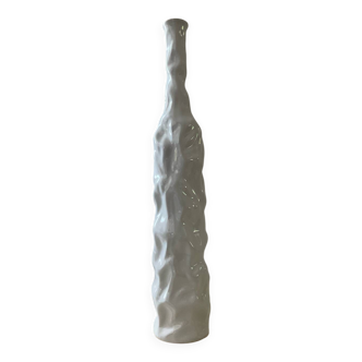 Vintage Brutalist Glazed Ceramic Vase
