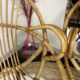 Pair of armchairs basket