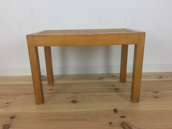 Banc à lattes moderniste, 1950, en bois