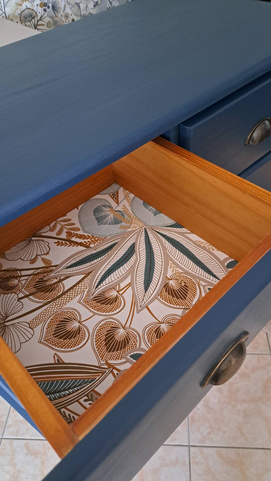 Commode blue ganne